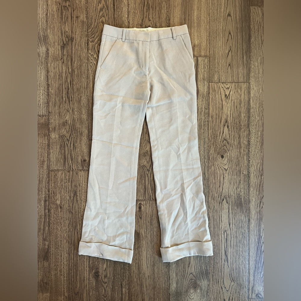 3.1 Phillip Lim Khaki Cuffed Straight Leg Pant Size 4